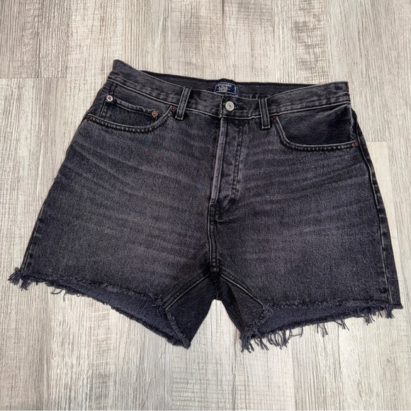 Abercrombie & Fitch Pants - Abercrombie & Fitch Women's High Rise 4 Short Size 30/10 Black Denim Jeans